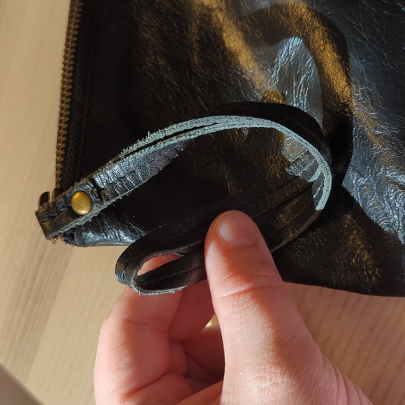 SOLD Latico NJ USA and Rachel Roy Black Leather Wristlets - Picture 4 of 12